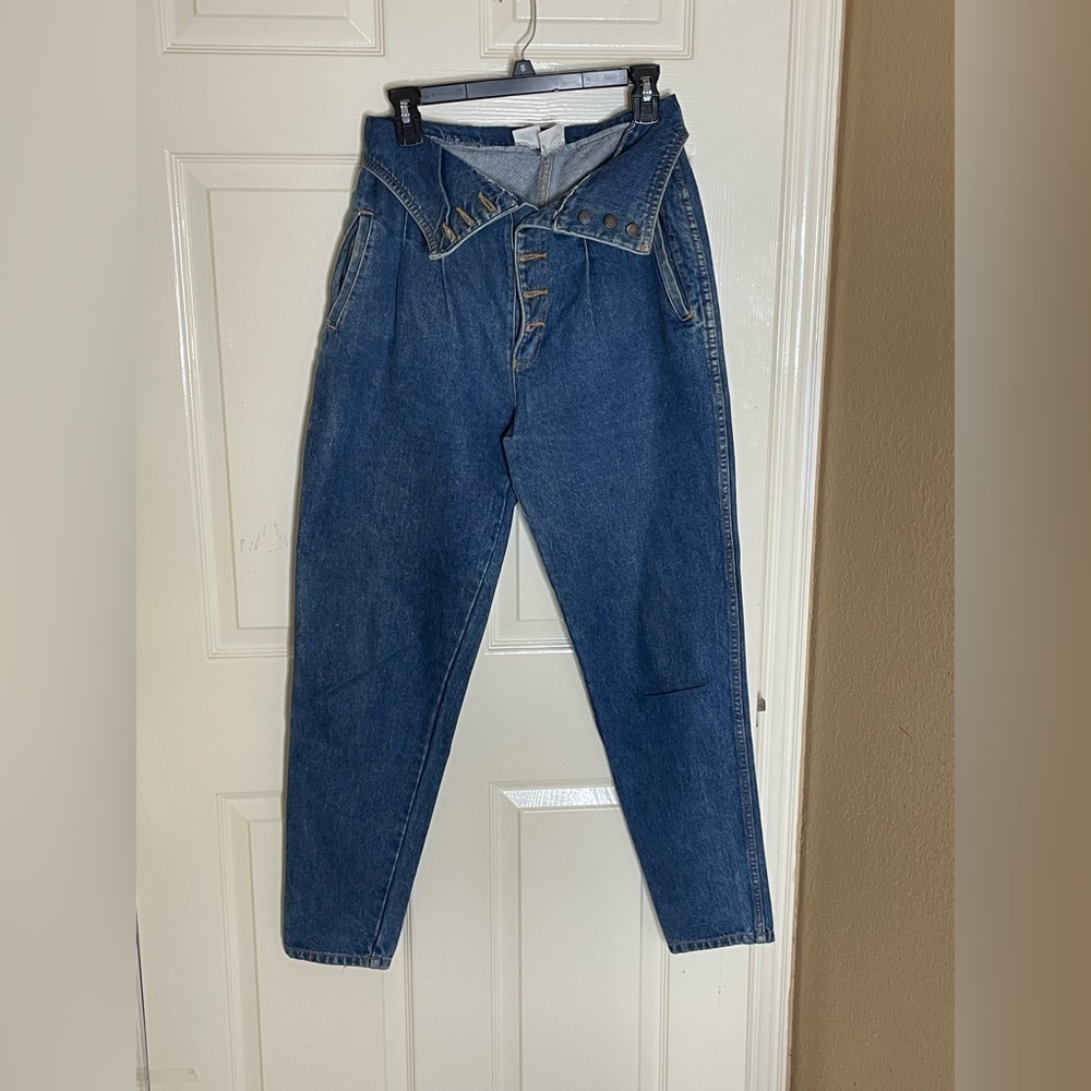 Vintage Habadasher Chilly Jeans 10 Blue Western Cowgirl High Waisted Rodeo Denim - Picture 1 of 7